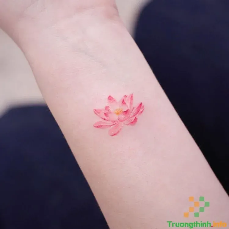 99+ hình xăm hoa sen đẹp nhất cho người yêu nét mềm mại · ảnh 1