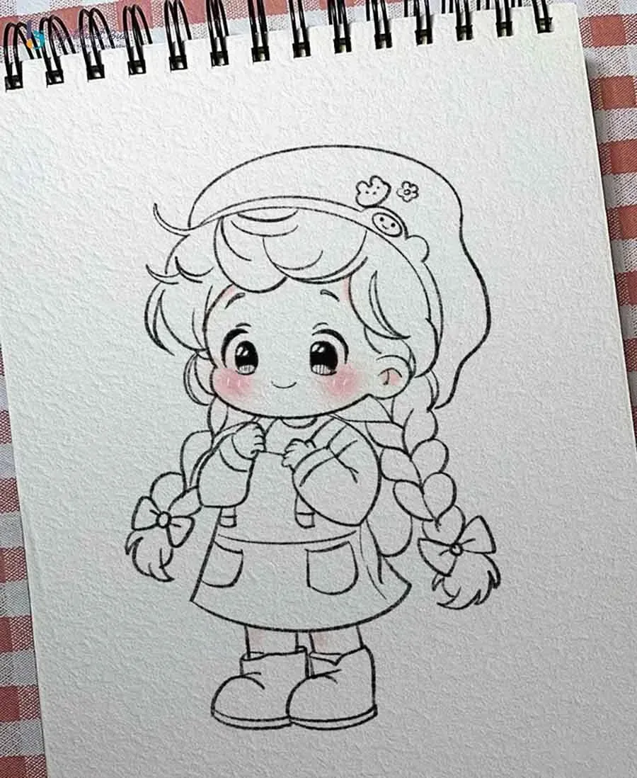 99+ mẫu vẽ chibi đơn giản đáng yêu nhất · ảnh 2