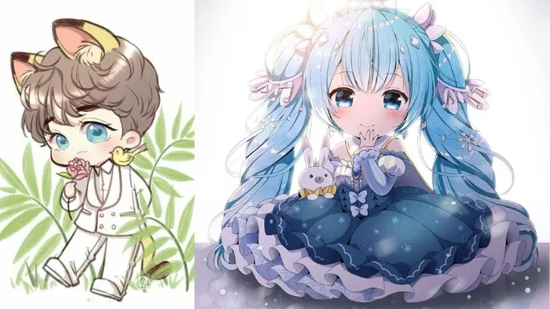 99+ mẫu vẽ chibi đơn giản đáng yêu nhất