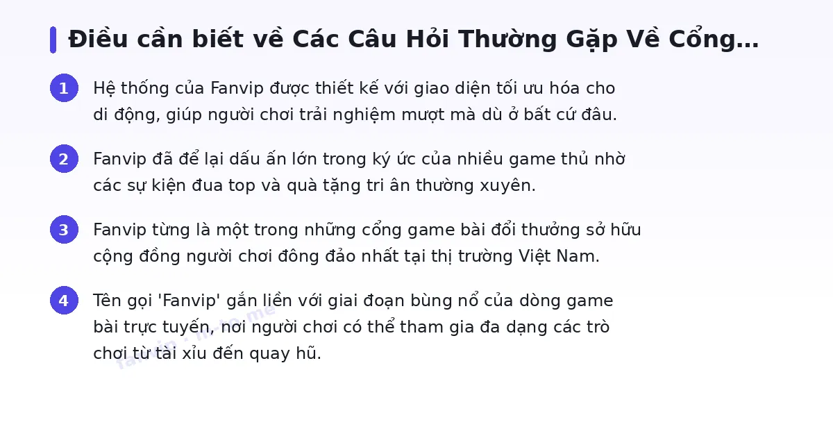 Những điều cần biết về fanvip