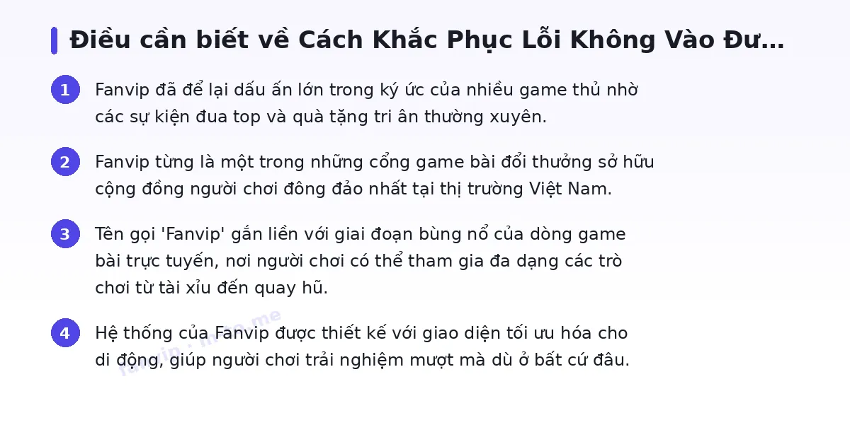 Những điều cần biết về fanvip