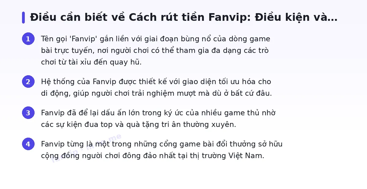 Những điều cần biết về fanvip