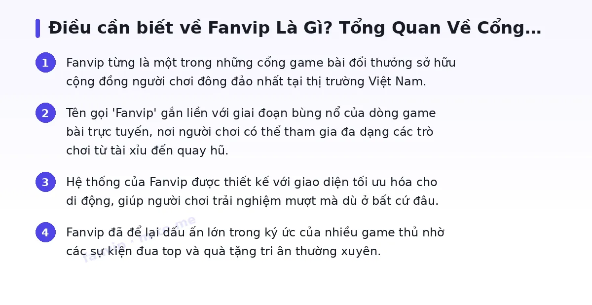 Những điều cần biết về fanvip