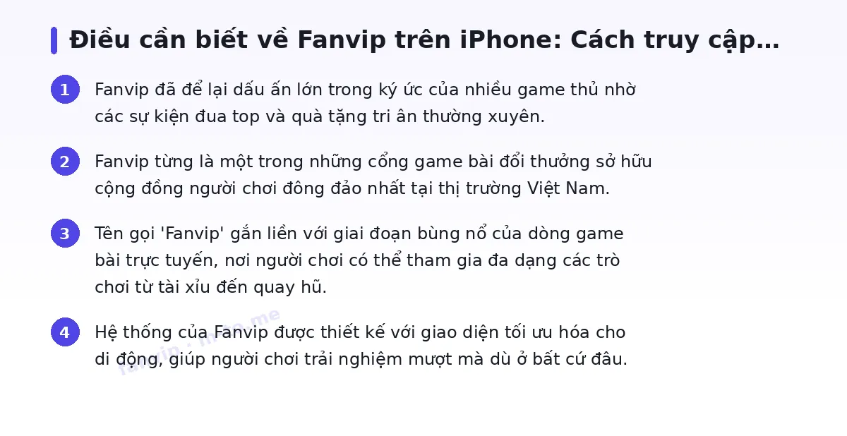 Những điều cần biết về fanvip