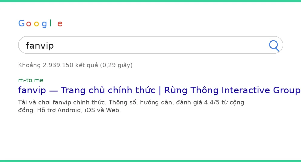 Cách tìm fanvip trên Google