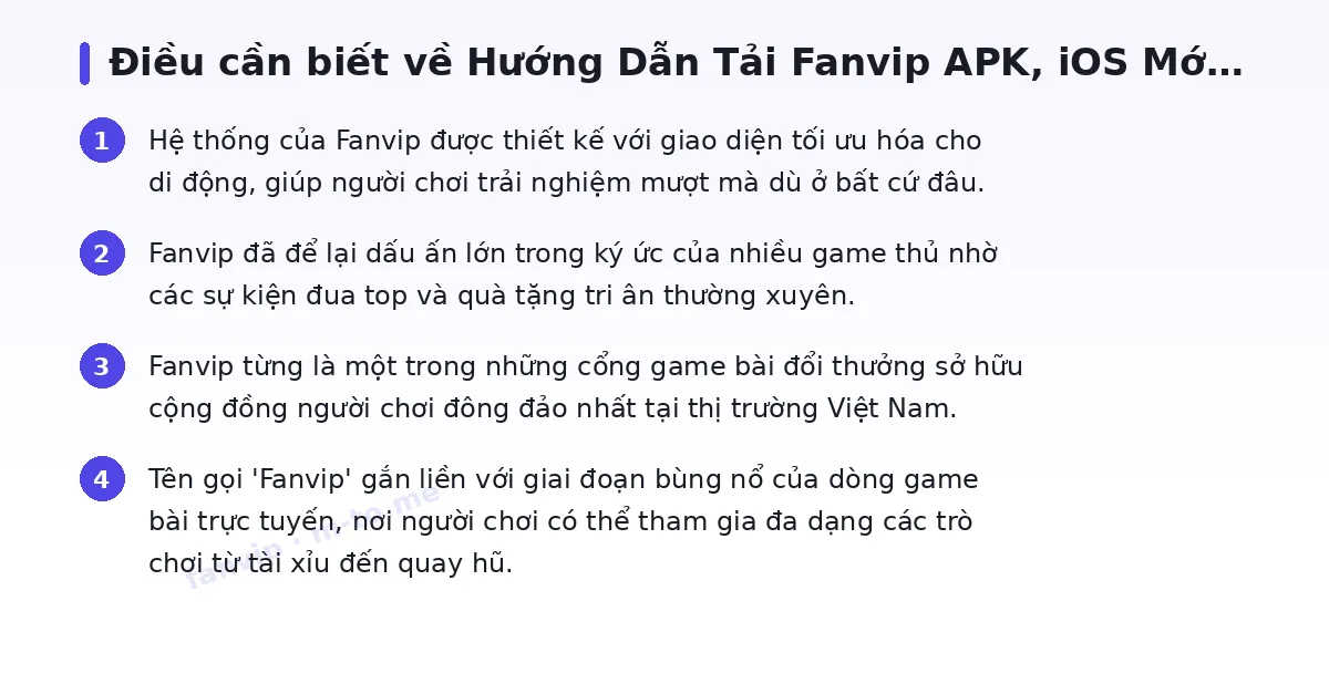 Những điều cần biết về fanvip