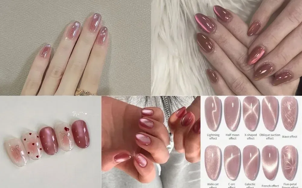 Nail màu hồng thạch – Tuyển tập 100+ ảnh đẹp nhất · ảnh 2