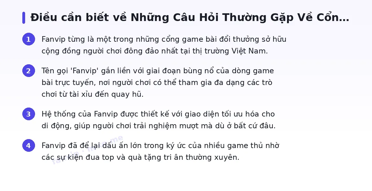 Những điều cần biết về fanvip