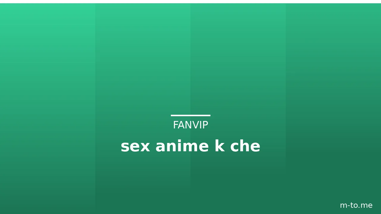 sex anime k che · ảnh 1