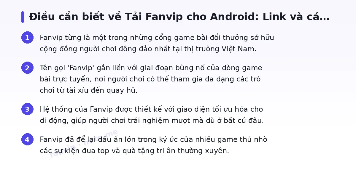 Những điều cần biết về fanvip